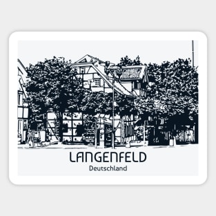 Langenfeld - Deutschland Magnet